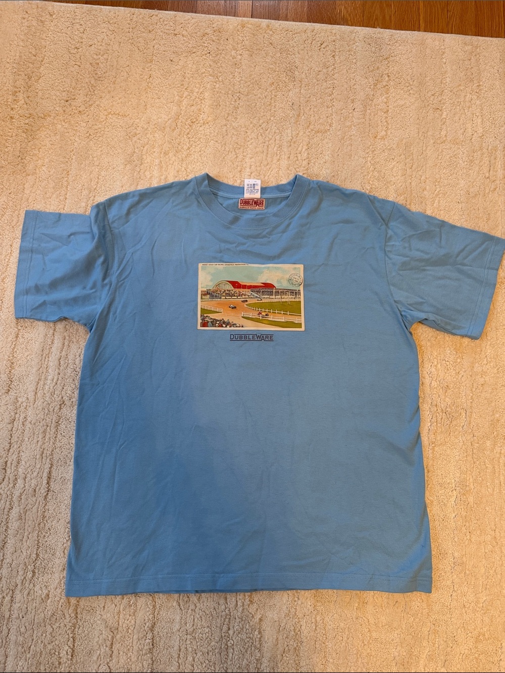 Sky Blue Graphic Short Sleeve Men’s Tee